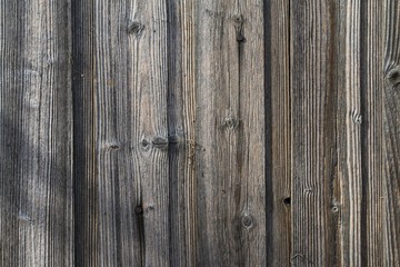 Wall of old and weathered wood. Wood texture with natural pattern.