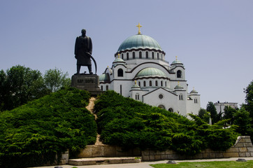 Orthodox Temple of St. Sava in Belgrade