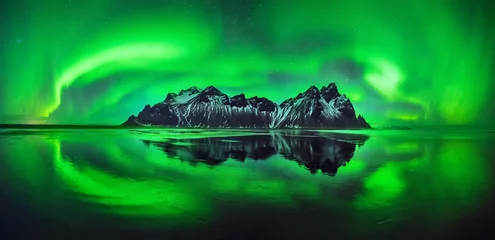 Fotobehang Stokksnes aurora © swen_stroop