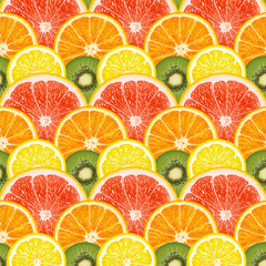 Pattern of citrus fruits