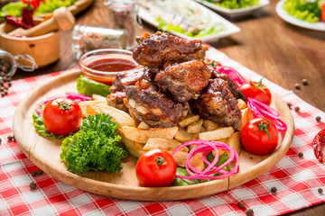 grilled Ribs, Tasty and healthy food