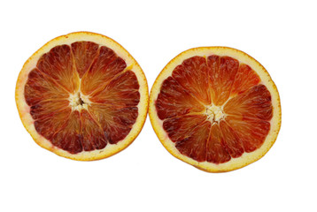 白背景ブラッドオレンジモロ種輪切り写真。
サイズ2896×1944.