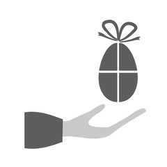 Elegant design greeting card Happy Easter