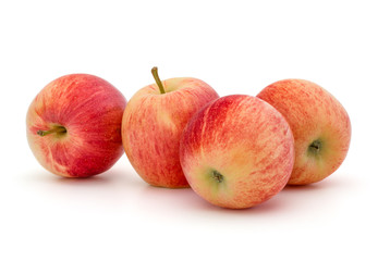 Red apple isolated on white background cutout
