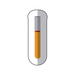 color sample analysis icon, vector illustraction design