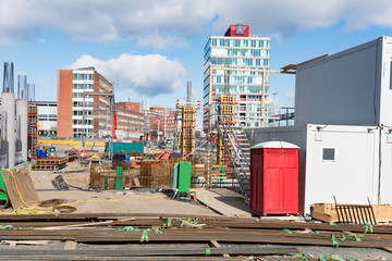 Baustelle in der Innenstadt