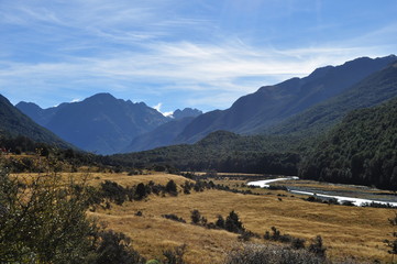 Fototapeta na wymiar Routeburn Track, New Zealand