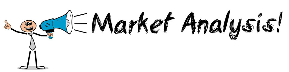 Market Analysis! / Mann mit Megafon
