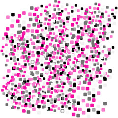 Abstract squares on white background