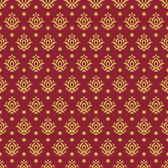 Vintage background seamless pattern - vector design