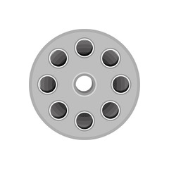 color film production clipart icon, vector illustraction design image