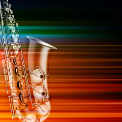Fototapeta na wymiar abstract grunge piano background with saxophone