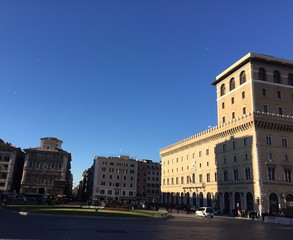 Fototapeta na wymiar Piazza Venezia, Roma, Italia