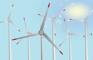 Wind turbine vector