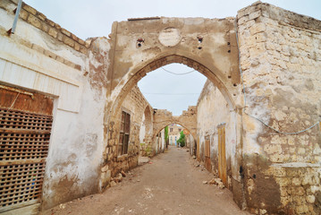 Massawa -  a  harbour old  city on the Red Sea coast of Eritrea
 - obrazy, fototapety, plakaty