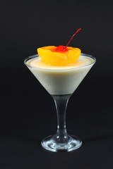 Colorful fruit cocktail.