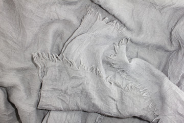 Grey scarf texture background