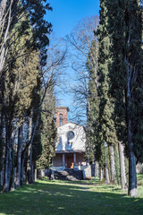 The town of Monte San Savino Tuscany-Italy