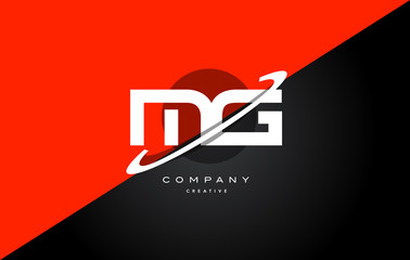 mg m g  red black technology alphabet company letter logo icon - obrazy, fototapety, plakaty