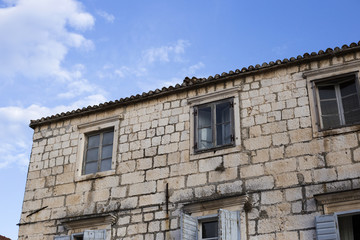 Fototapeta na wymiar Old building in Stari grad, Hvar