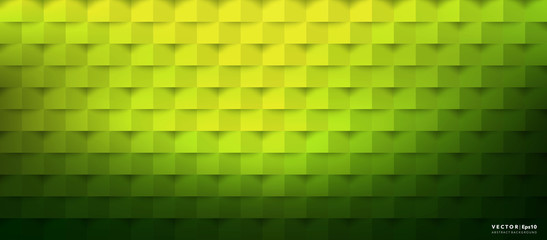 Abstract vector background. Green geometric background. Use for template, poster or brochure design. Vector illustration. Eps10.