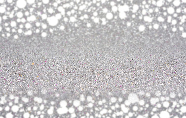 White Gliter close up background design