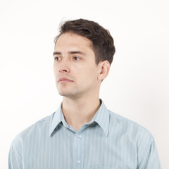 Obraz premium Zmartwiony biznesmen