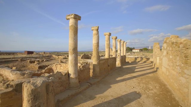 4k, Archaeological Park, Paphos, Cyprus