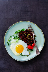 Red quinoa for dinner