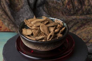 Agarwood, also called aloeswood incense chips