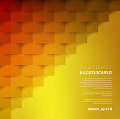 Abstract vector background. Yellow geometric background. Use for wallpaper, template, brochure design. Vector illustration. Eps10.