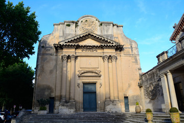 Fototapeta na wymiar Carmelites church, Arles, France