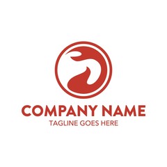 Fire Unique Logo Template