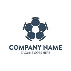 Fototapeta premium Soccer Unique Logo Template