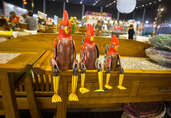 Stucco shaped chicken seat height