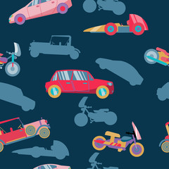 seamless pattern with cars