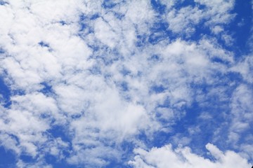 blue sky and cloud beautiful colorful in nature with copy space for add text