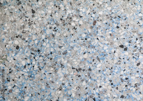 Stone Wall Texture Terrazzo Marble Surface Floor Pattern And Blue Color For Background Stone Wall Texture Terrazzo Marble Surface Floor Pattern And Blue Color For Background