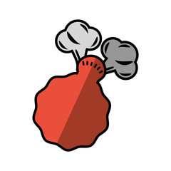 april fools whoopee cushion line vector illustration eps 10