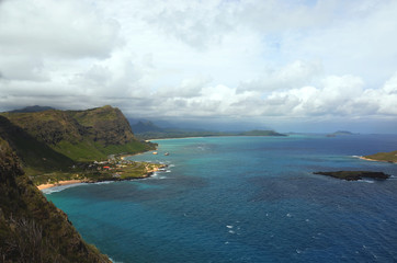 Fototapeta na wymiar Makapu'u in Hawaii