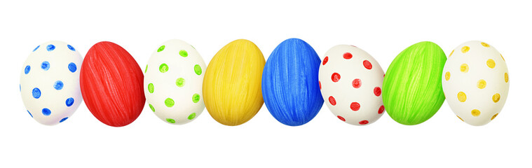 Colorful Easter eggs
