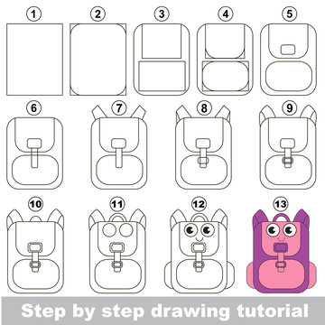 Drawing tutorial for preschool children.