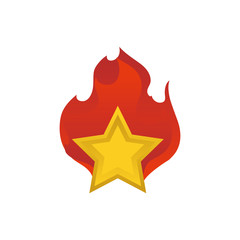 Star shape symbol icon vector illustration graphic design