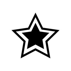 Obraz premium Star shape symbol icon vector illustration graphic design