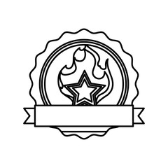 Star shape symbol icon vector illustration graphic design