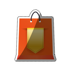 Shopping bag gift icon vector illustration graphic design