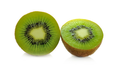 Fototapeta na wymiar Kiwifruit on white background