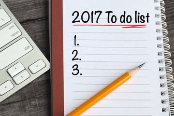 2017 to do list