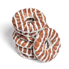 Round chocolate cookies