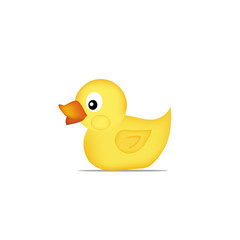 Yellow duck Vector